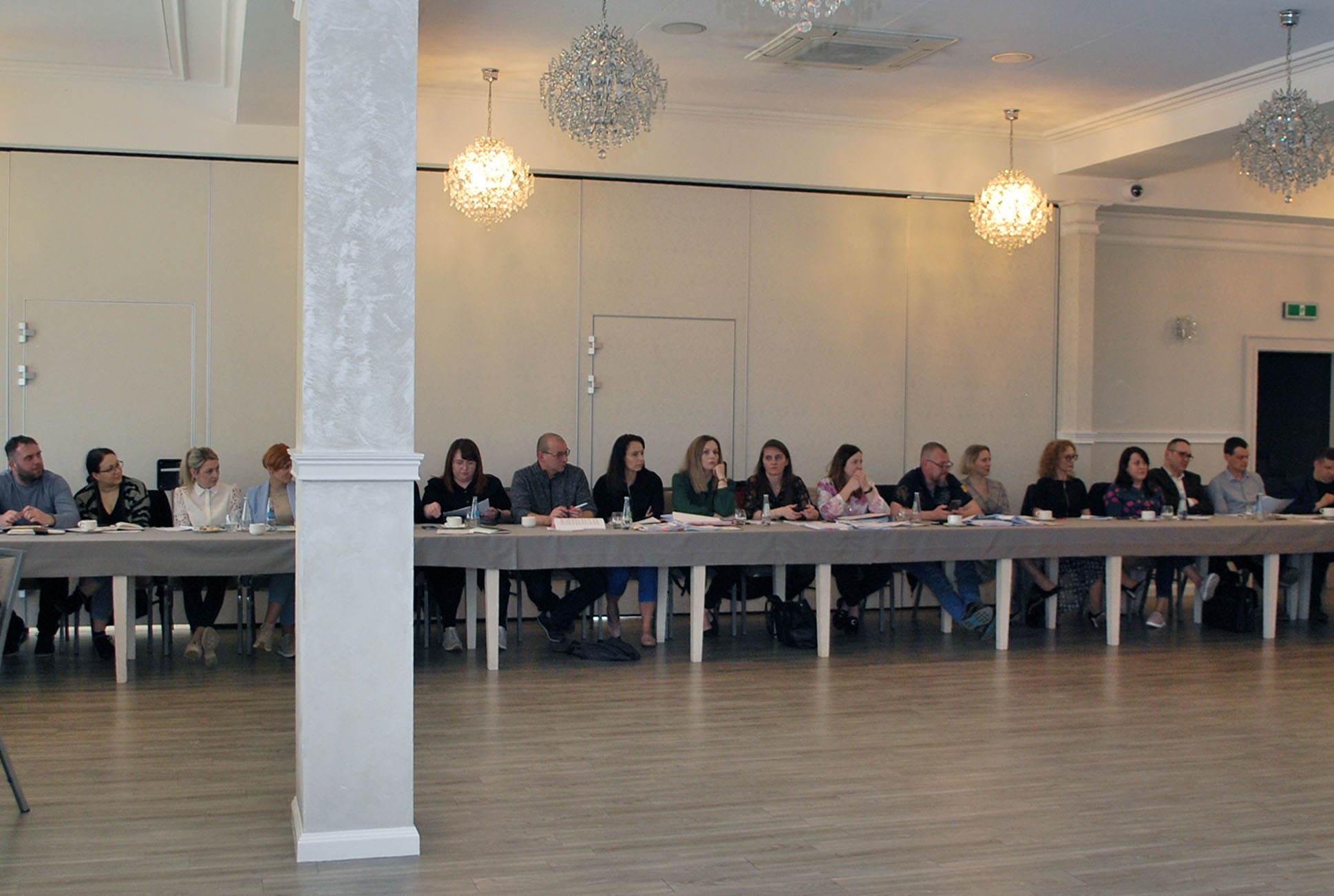 Uczestnicy szkolenia - przedstawiciele lokalnych grup działania z terenu województwa podkarpackiego