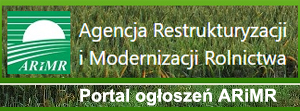 Portal ogłoszeń Agencji Restrukturyzacji i Modernizacji Rolnictwa